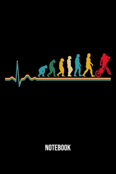 Notebook: Bicycle Notebook Blank Line Bike Journal Lined with Lines 6x9 120 Pages Checklist Record Book Mountainbike Lovers Take Notes bike riding ... Gift for Bicycle And Mountain Bike Lover