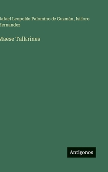 Hardcover Maese Tallarines [Spanish] Book