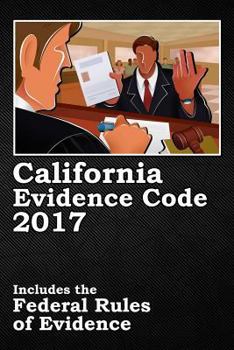 Paperback California Evidence Code 2017 Book
