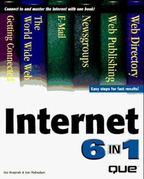Paperback Internet 6 in 1: Easy Steps for Fast Results Book