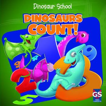 Library Binding Dinosaurs Count! Book