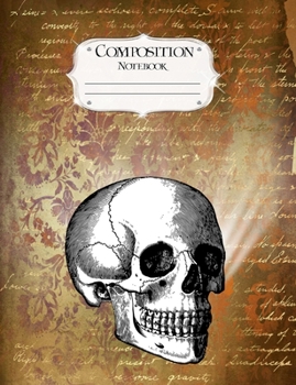 Composition Notebook: Halloween | Journal | Lined Book to Write In | College Ruled Paper | Skull