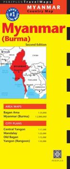 Map Myanmar (Burma) Country Map Book