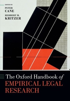 Paperback The Oxford Handbook of Empirical Legal Research Book