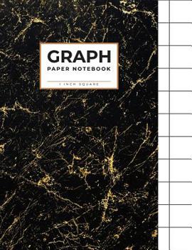 Paperback Graph Paper Notebook: 1 inch square (1 Quad Ruled) - Math/Science Notebook For School - Composition Notebook [Large Print] Book