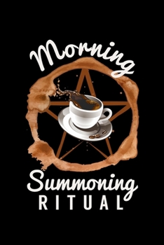 Notizbuch: Kaffee Morgenritual Pentagramm Koffein Geschenk 120 Seiten, 6X9 (Ca. A5), Liniert (German Edition)