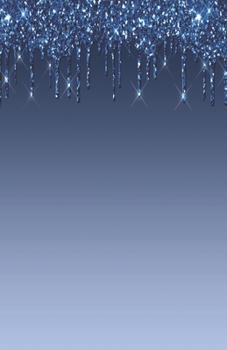 Paperback Dot Grid Journal Notebook: Blue Faux Dark Dripping Glitter - Bullet Planner Book - Dotted Grid - 5.5 X 8.5" 120 Pg - DIY Weekly Spread - Organize Book