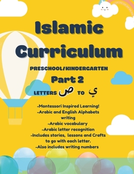 Paperback Islamic Curriculum Preschool/Kindergarten Part 2 Book