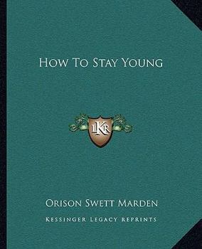 Paperback How To Stay Young Book