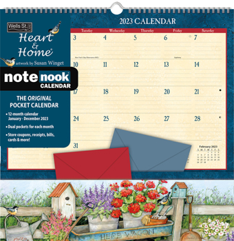 Office Product Heart & Home(r) 2023 Note Nook(tm) Book