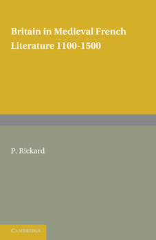 Paperback Britain in Medieval French Literature: 1100 1500 Book