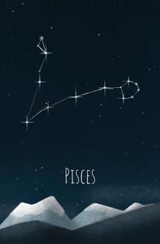 Paperback Pisces Notebook: Zodiac Constellation Notebook (Composition Book Journal, 110 Pages Dot Grid, 5.25 x 8) Book