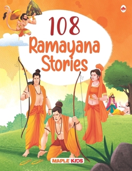 Paperback 108 Ramayana Stories for Children (Illustrated) Book