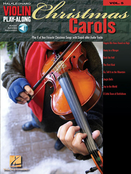 Paperback Christmas Carols - Violin Play-Along Volume 5 Book/Online Audio Book