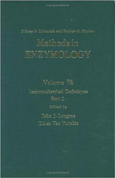Immunochemical Techniques, Part C: Volume 74: Immunochemical Techniques Part C: 74 (Methods in Enzymology)