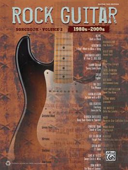 Paperback The Rock Guitar Songbook - Volume 2 (1980s-2000s) Book