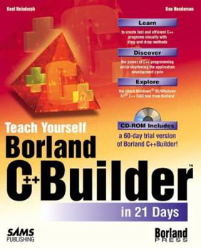 Paperback Teach Yourself Borland C++ Builder in 21 Days [With CDROM] Book