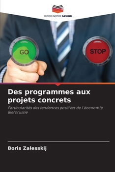Paperback Des programmes aux projets concrets [French] Book