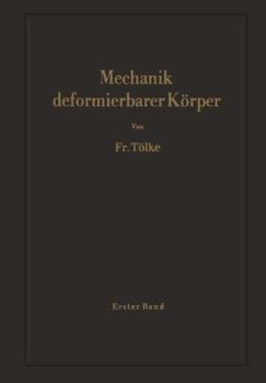 Paperback Mechanik Deformierbarer Körper: Erster Band: Der Punktförmige Körper [German] Book