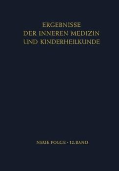 Paperback Ergebnisse Der Inneren Medizin Und Kinderheilkunde [German] Book