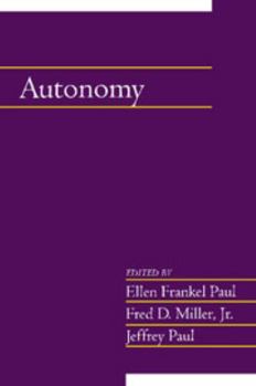 Autonomy (Social Philosophy and Policy) - Book  of the Social Philosophy and Policy