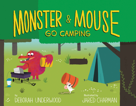 Hardcover Monster and Mouse Go Camping Book