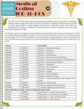 Paperback Medical Coding ICD-10-PCs (Speedy Study Guides: Academic) Book