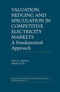 Hardcover Valuation, Hedging and Speculation in Competitive Electricity Markets: A Fundamental Approach Book