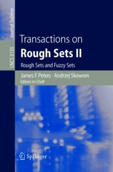Paperback Transactions on Rough Sets II: Rough Sets and Fuzzy Sets Book