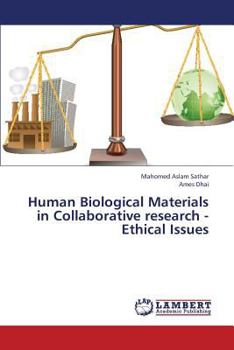 Paperback Human Biological Materials in Collaborative Research - Ethical Issues Book