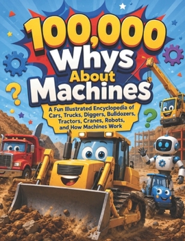 100,000 Whys About Machines: A Fun Illustrated Encyclopedia of Cars, Trucks, Diggers, Bulldozers, Tractors, Cranes, Robots, and How Machines Work