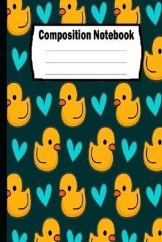 Composition Notebook: Duck: Funny Duck Cover, Perfect Gift.: Duck Lined Composition Notebook, Notebook,   Journal, Planner, Sketch book and Diary.