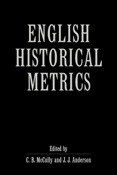 Paperback English Historical Metrics Book