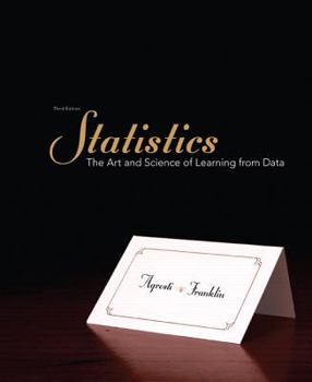 Hardcover Statistics: The Art and Science of Learning from Data Book