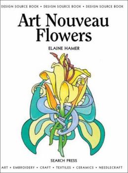 Paperback Art Nouveau Flowers Book