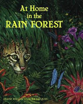 Hardcover At Home in the Rain Forest Book