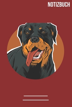 Paperback Notizbuch Rottweiler: A5 Notebook - 111 Seiten - Extra Kalender 2020 - Einzigartig - Dotgrid - Dotted - Punktraster - Geschenk - Geschenkide [German] Book