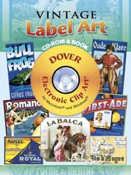 Paperback Vintage Label Art [With CDROM] Book