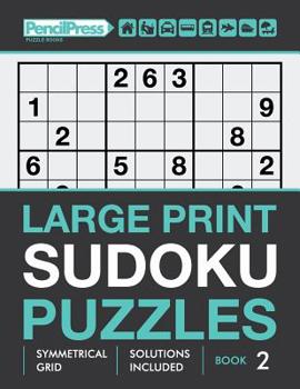 Paperback Large Print Sudoku Puzzles (Hard puzzles), (Book 2) Book
