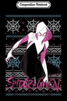Composition Notebook: Marvel Spider Gwen Ugly Christmas Sweater Journal/Notebook Blank Lined Ruled 6x9 100 Pages