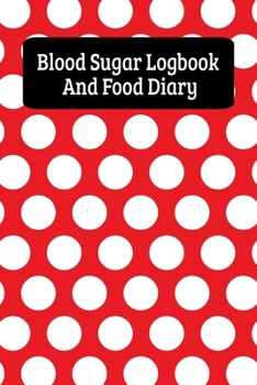Blood Sugar Logbook And Food Diary: Daily Diabetes Food Journal And Blood Glucose Logbook - Patriotic USA Stars And Stripes Theme (6"x9")