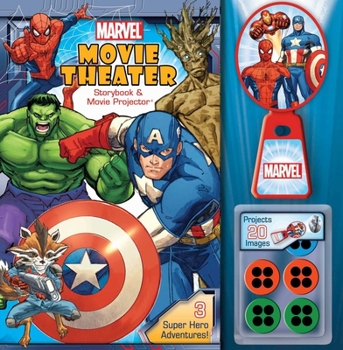 Hardcover Marvel Movie Theater Storybook & Movie Projector Book