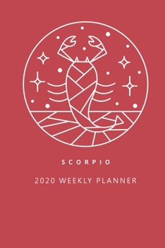 Scorpio 2020 Weekly Planner (Red)