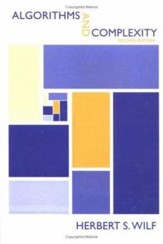 Hardcover Algorithms and Complexity Book