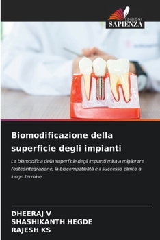Biomodificazione della superficie degli impianti