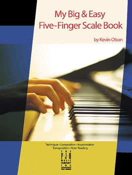 Paperback My Big & Easy Five-Finger Scale Book