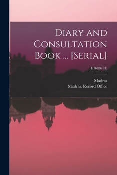 Paperback Diary and Consultation Book ... [serial]; 4(1680/81) Book