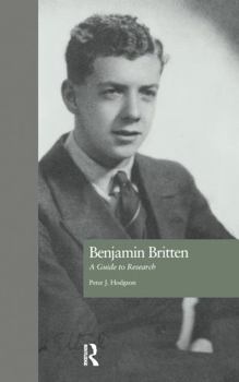 Paperback Benjamin Britten: A Guide to Research Book