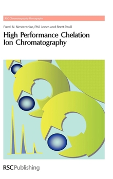 Hardcover High Performance Chelation Ion Chromatography Book