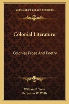 Colonial Prose And Poetry